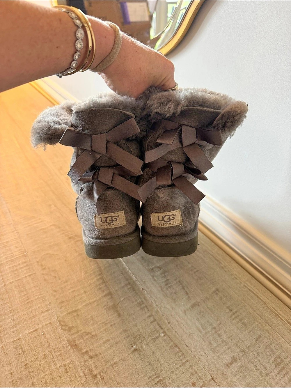 UGG Bailey Bow II Winter Boots grey/ Brown